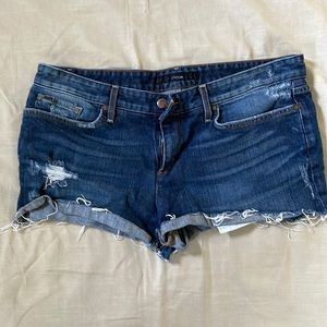 Joe’s Ex-lover cropped jean shorts